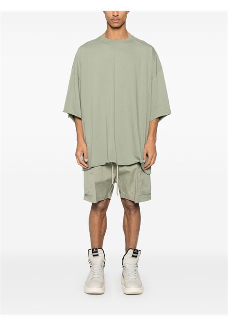 T-shirt tommy t in verde Rick Owens - uomo RICK OWENS | RU01E5283JA15